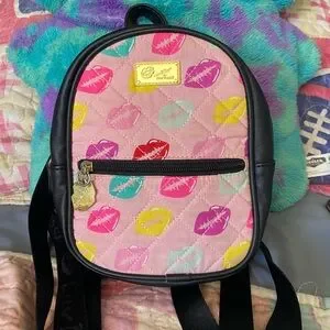 Betsey Johnson | Bags | Betsey Johnson Pink Backpack With  display picture 2